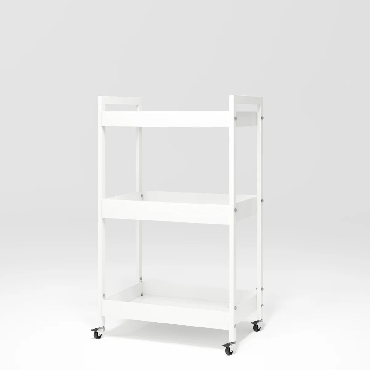 Professional Beauty Trolley with Wheels Mobile Assistant White