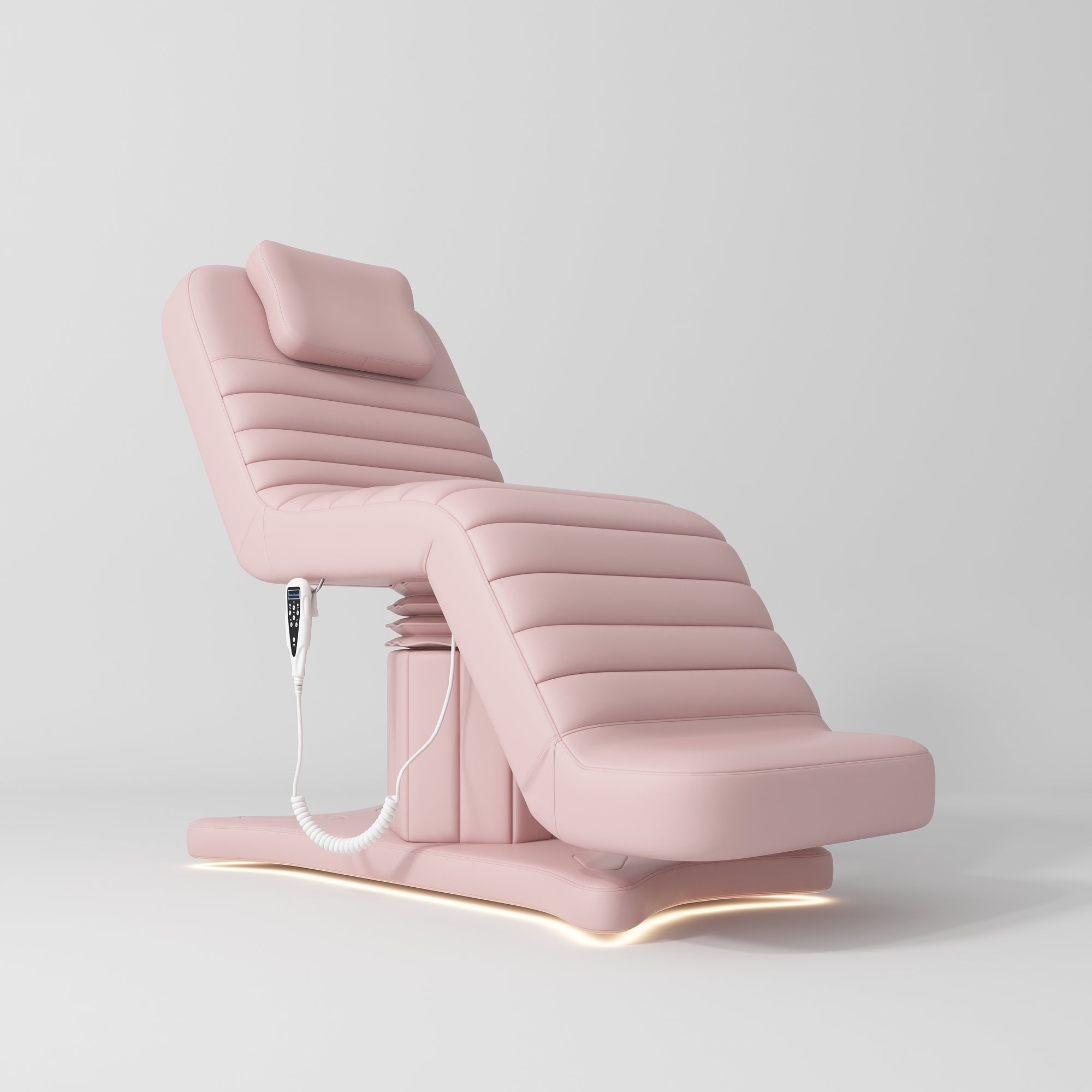 Grandeur 3-Motors Electric Beauty & Lash Bed Bare Blush