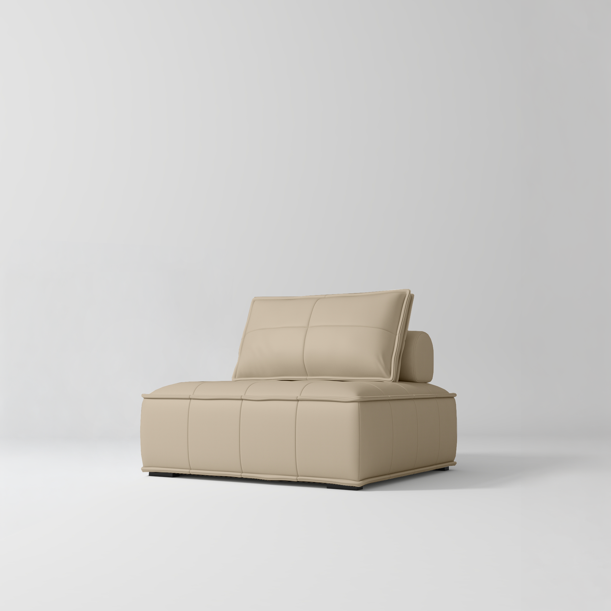 Rhéa Luxury Salon Sofa Boutique Reception & Waiting Area Couch Warm Beige