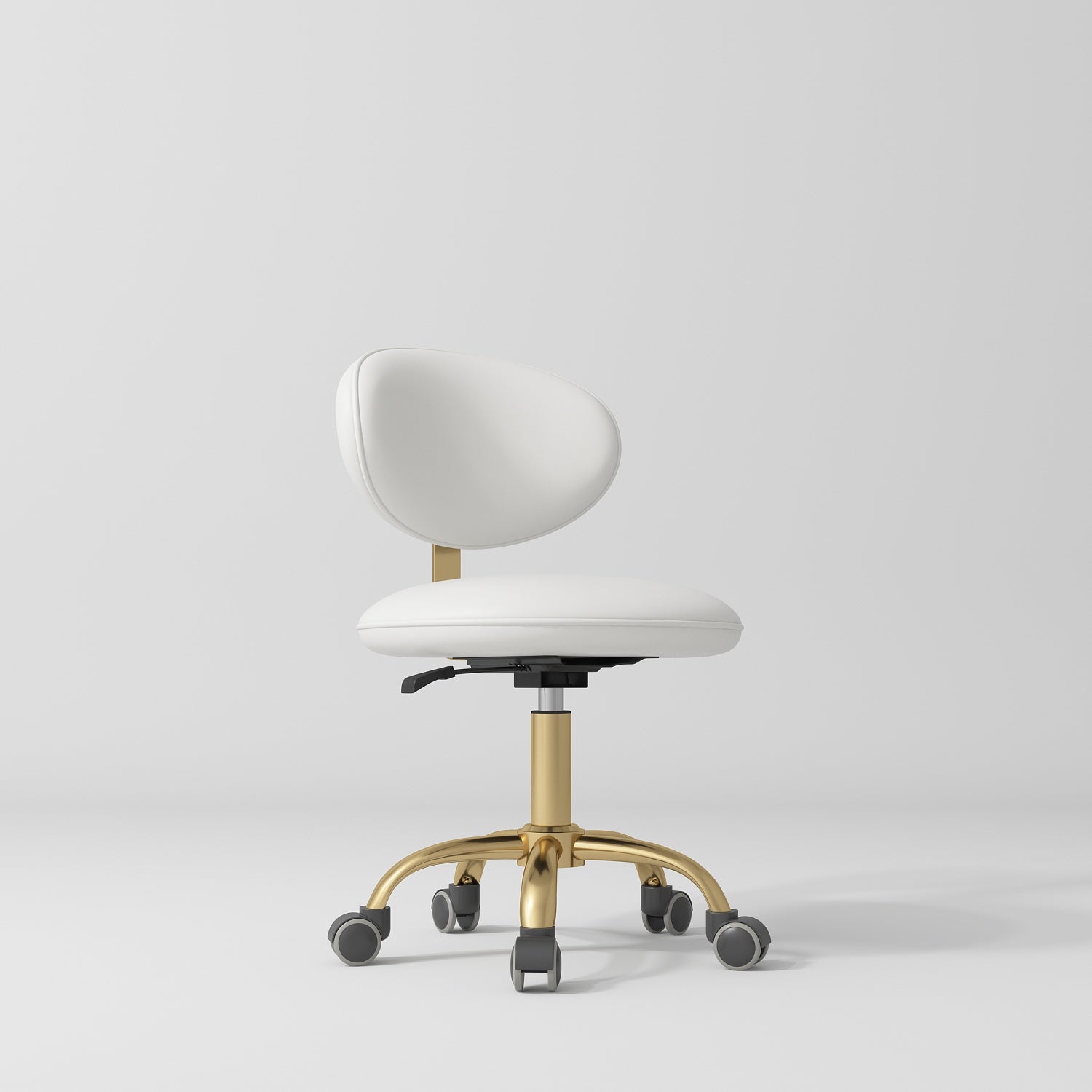 Aura Beauty Salon Chair – 360° Rotation White