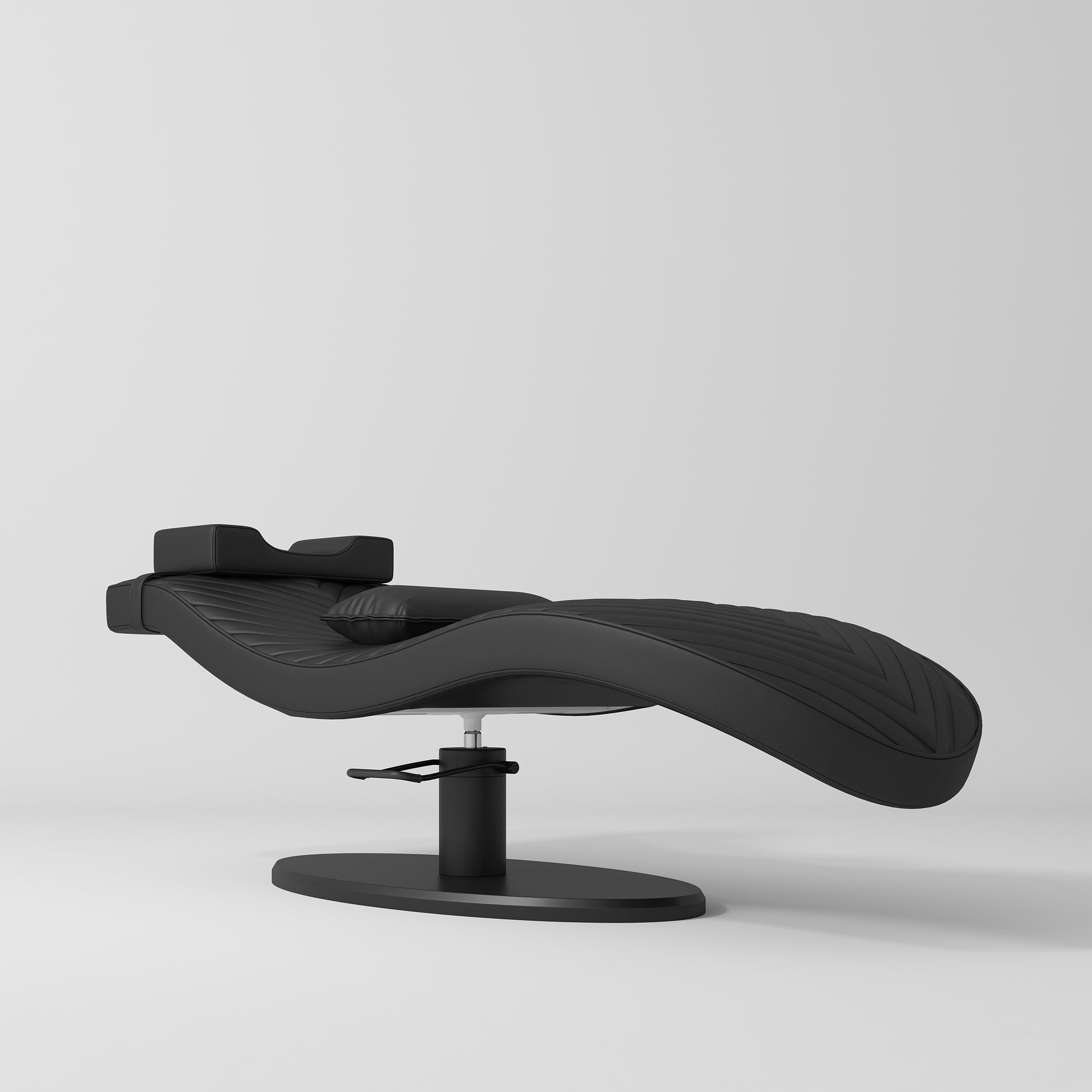 Royale Ergonomic Luxury Lash Beauty Bed Black Black Base