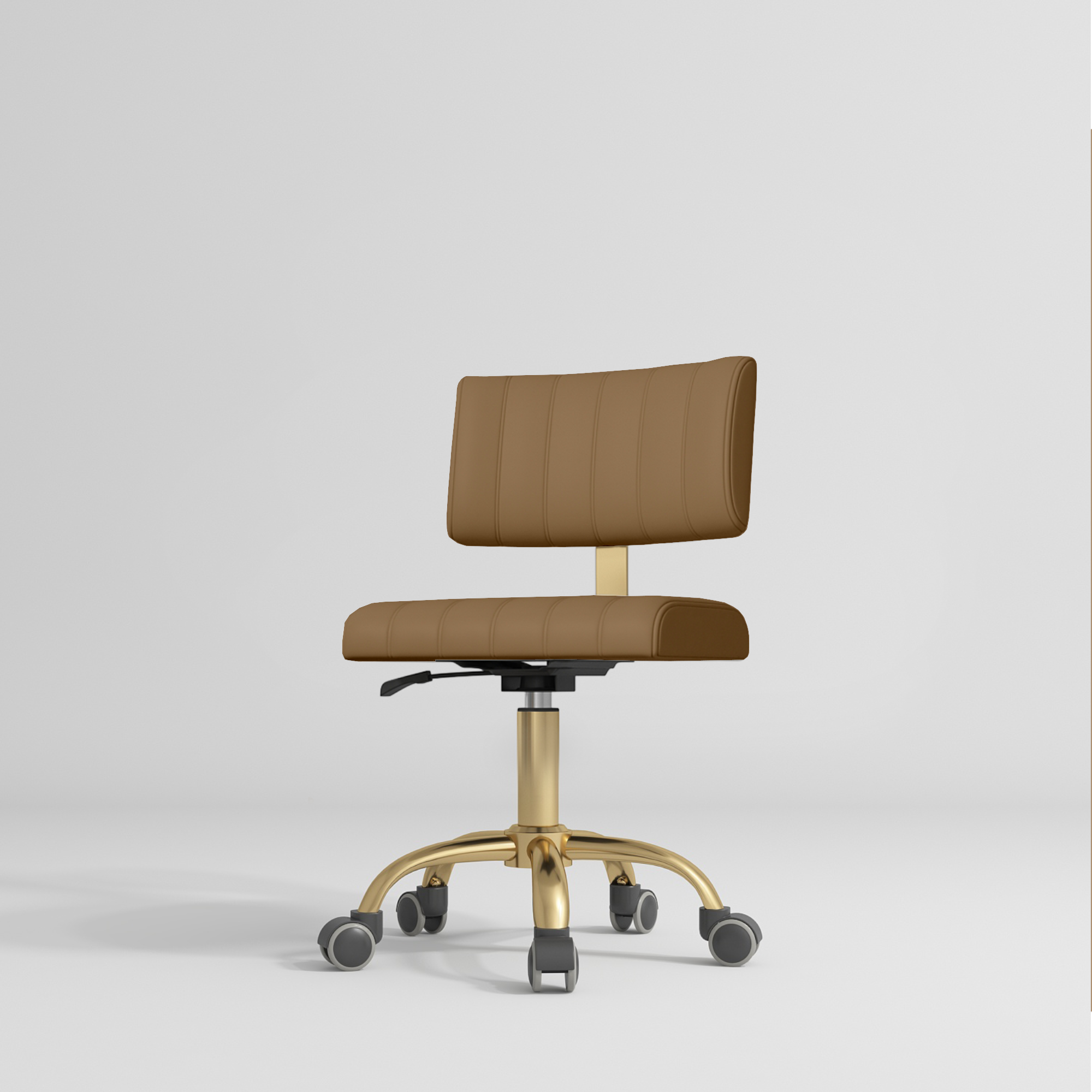 Essence Beauty Chair 360° Swivel Salon Stool Caramel