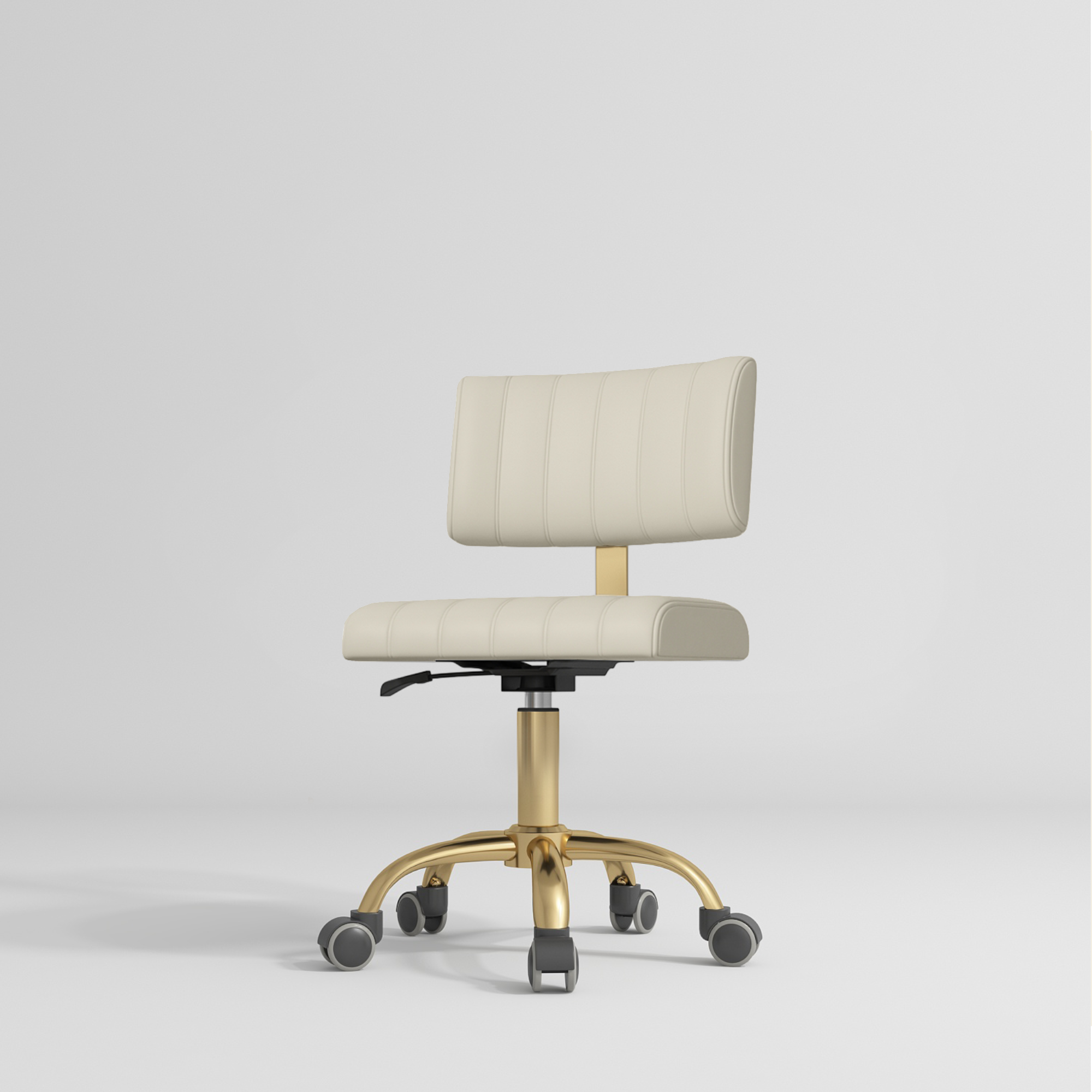 Essence Beauty Chair 360° Swivel Salon Stool Creamy