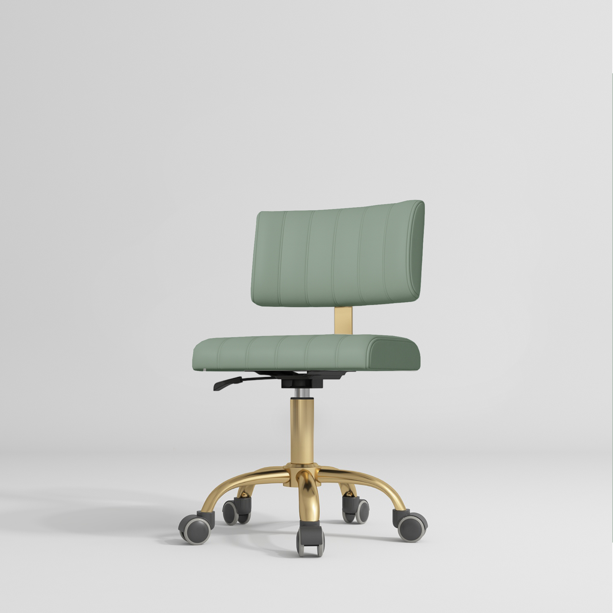 Essence Beauty Chair 360° Swivel Salon Stool Olive