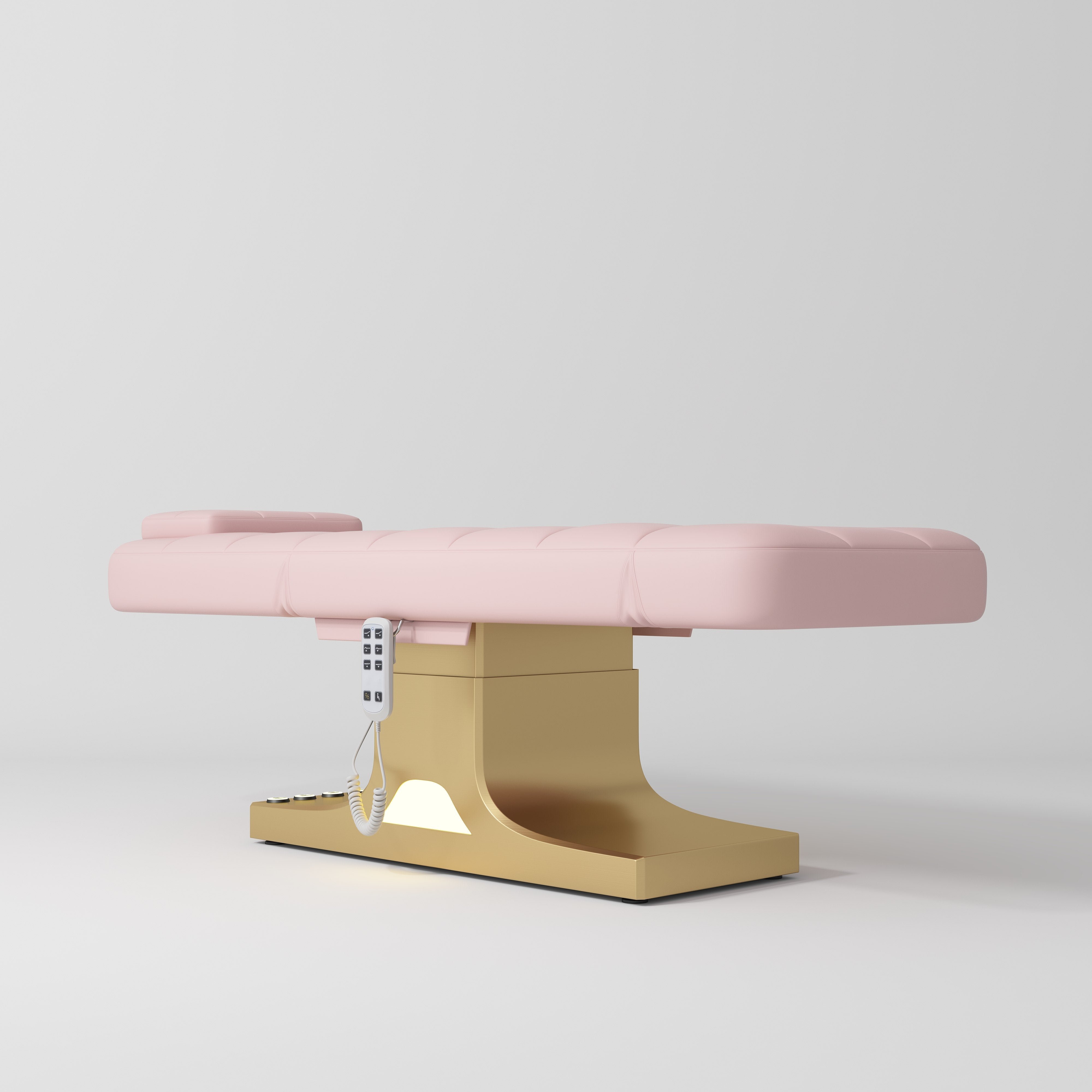 Saphir Version A Complete Beauty Salon Set – Beauty Bed, Chair, Moonlight Lamp & Trolley Bare Blush