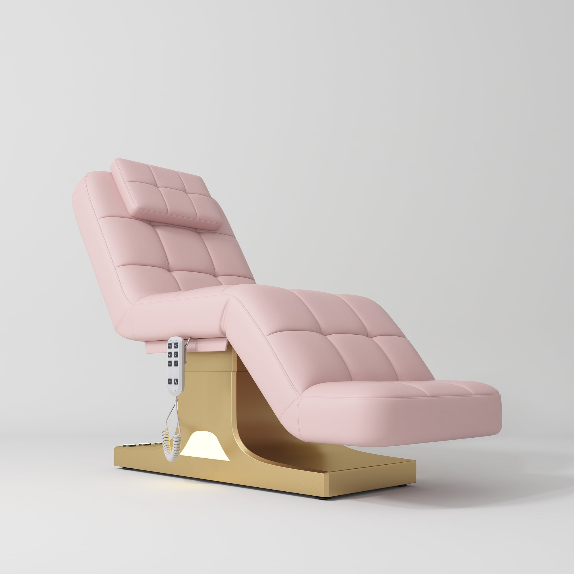 Saphir Version A Electric Beauty Bed with Dual Controls Bare Blush