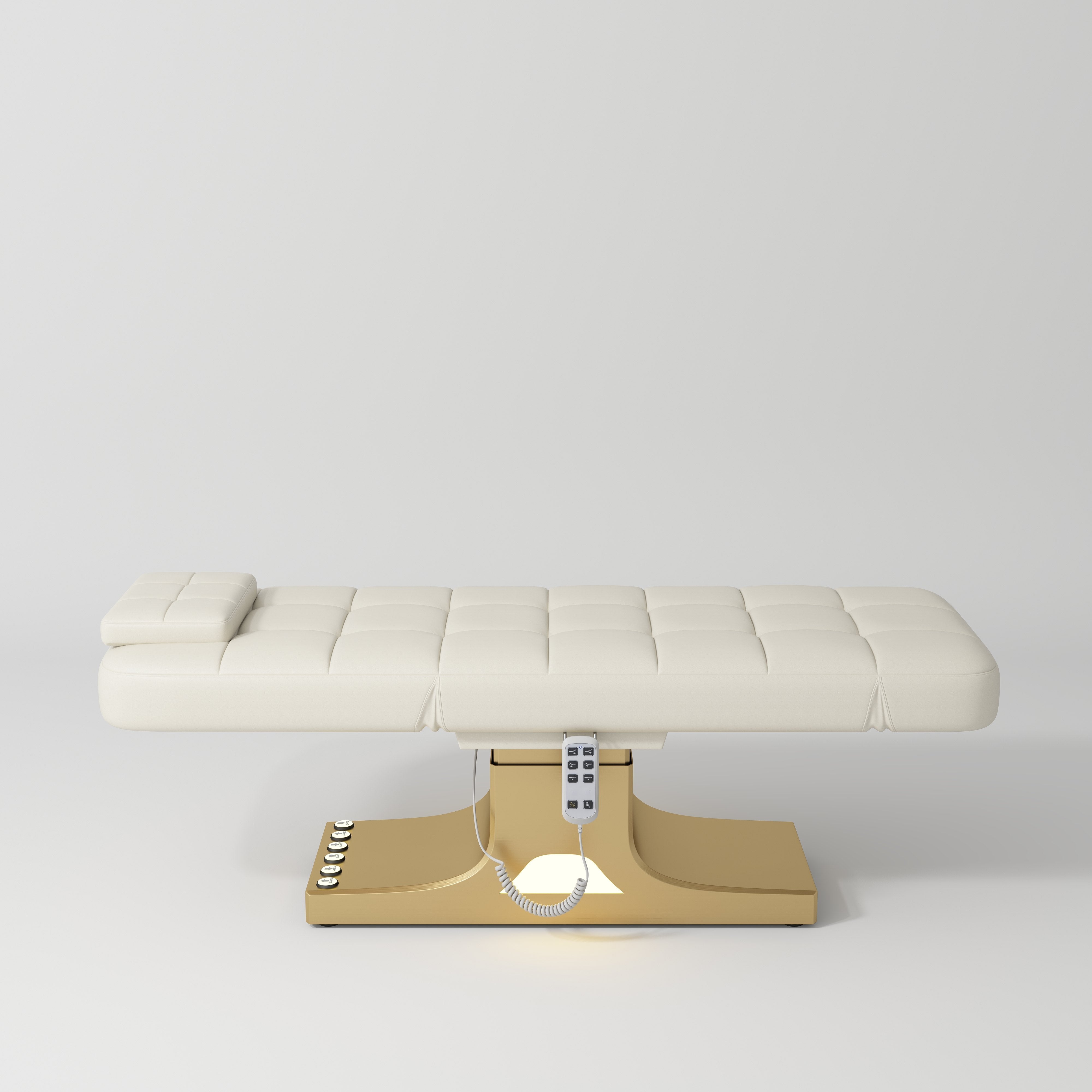 Saphir Version A Electric Beauty Bed with Dual Controls Creamy