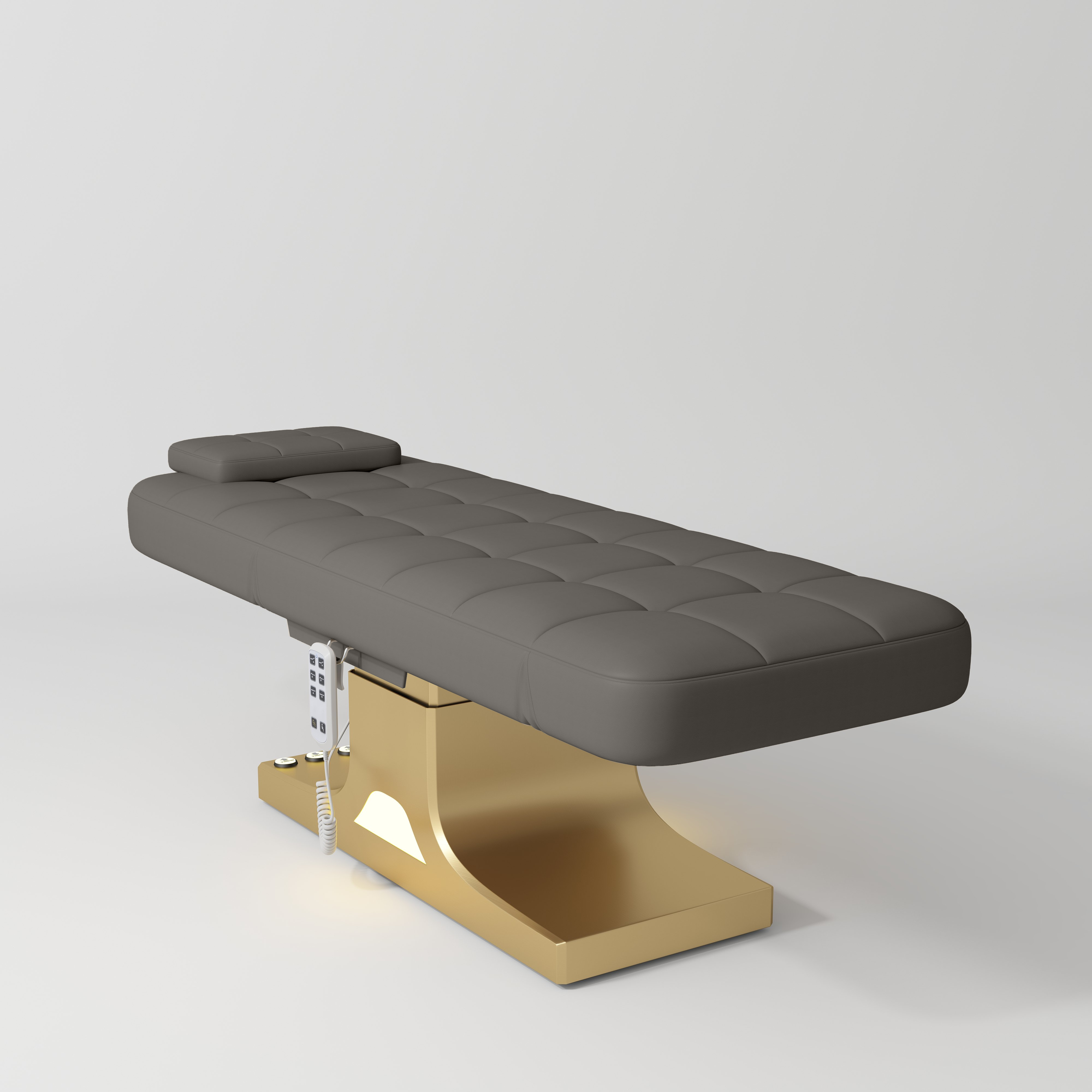 Saphir Version A Electric Beauty Bed with Dual Controls Deep Ash