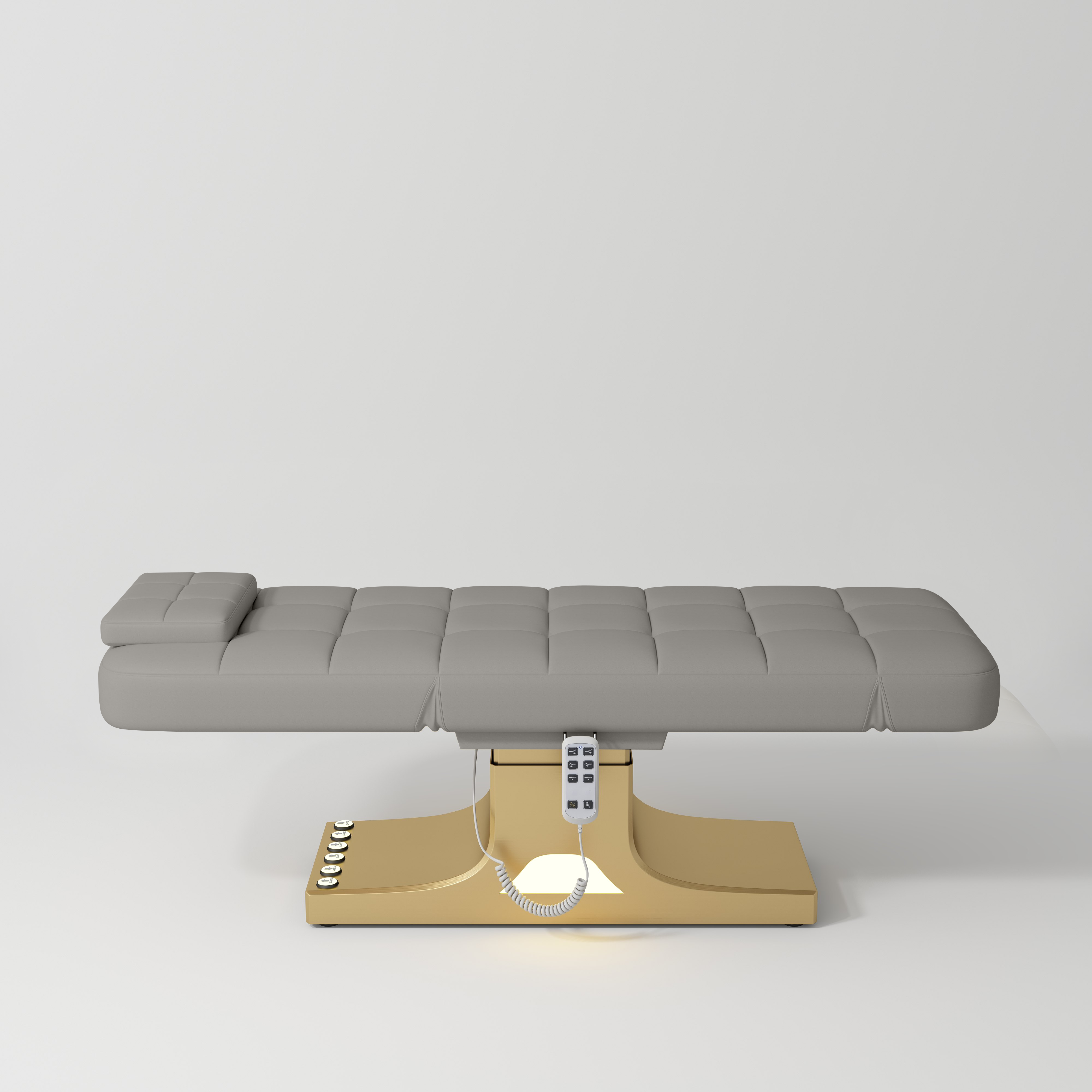 Saphir Version A Electric Beauty Bed with Dual Controls Pearl Greige