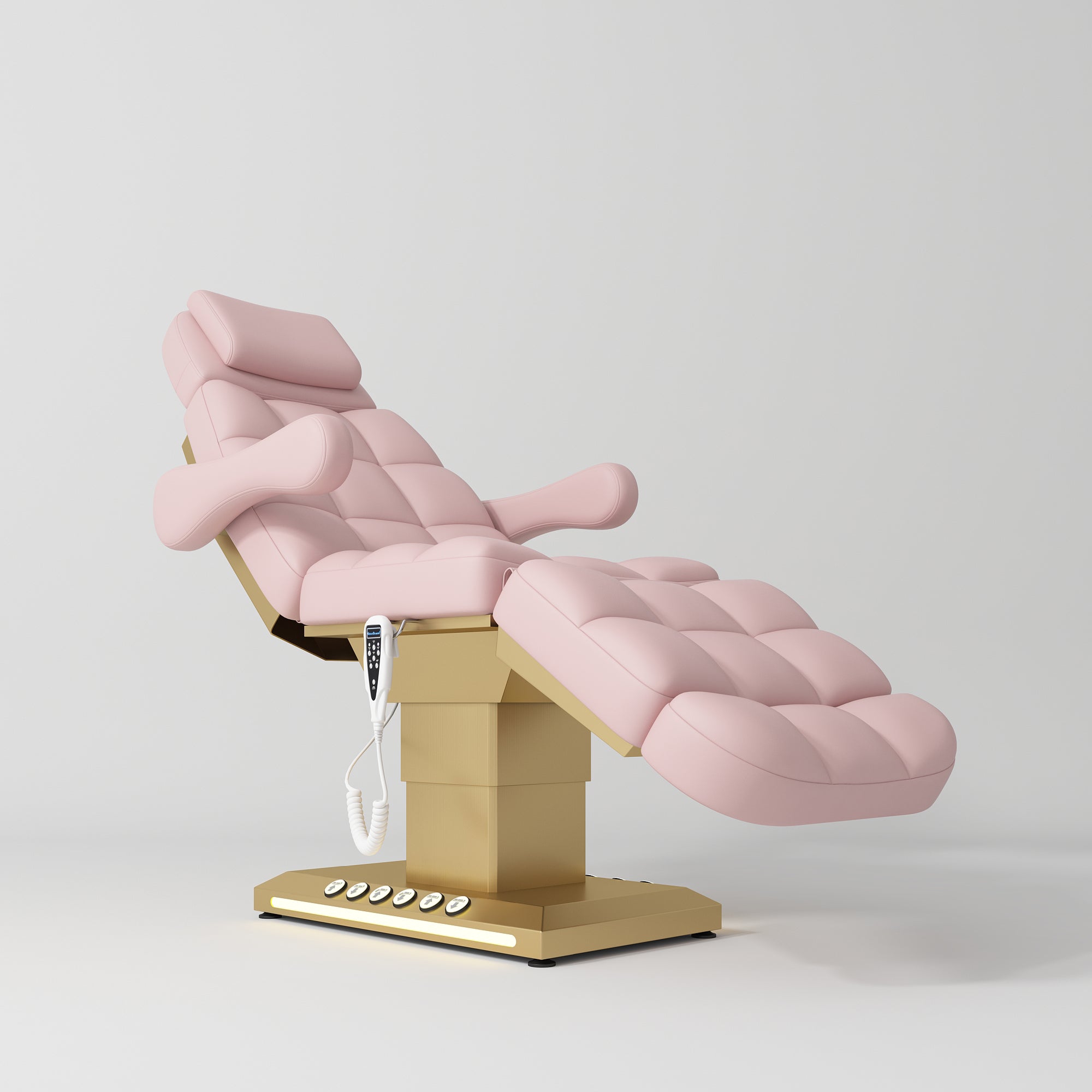 Orielle Version B Luxury Electric Beauty Bed with Dual Controls Bare Blush