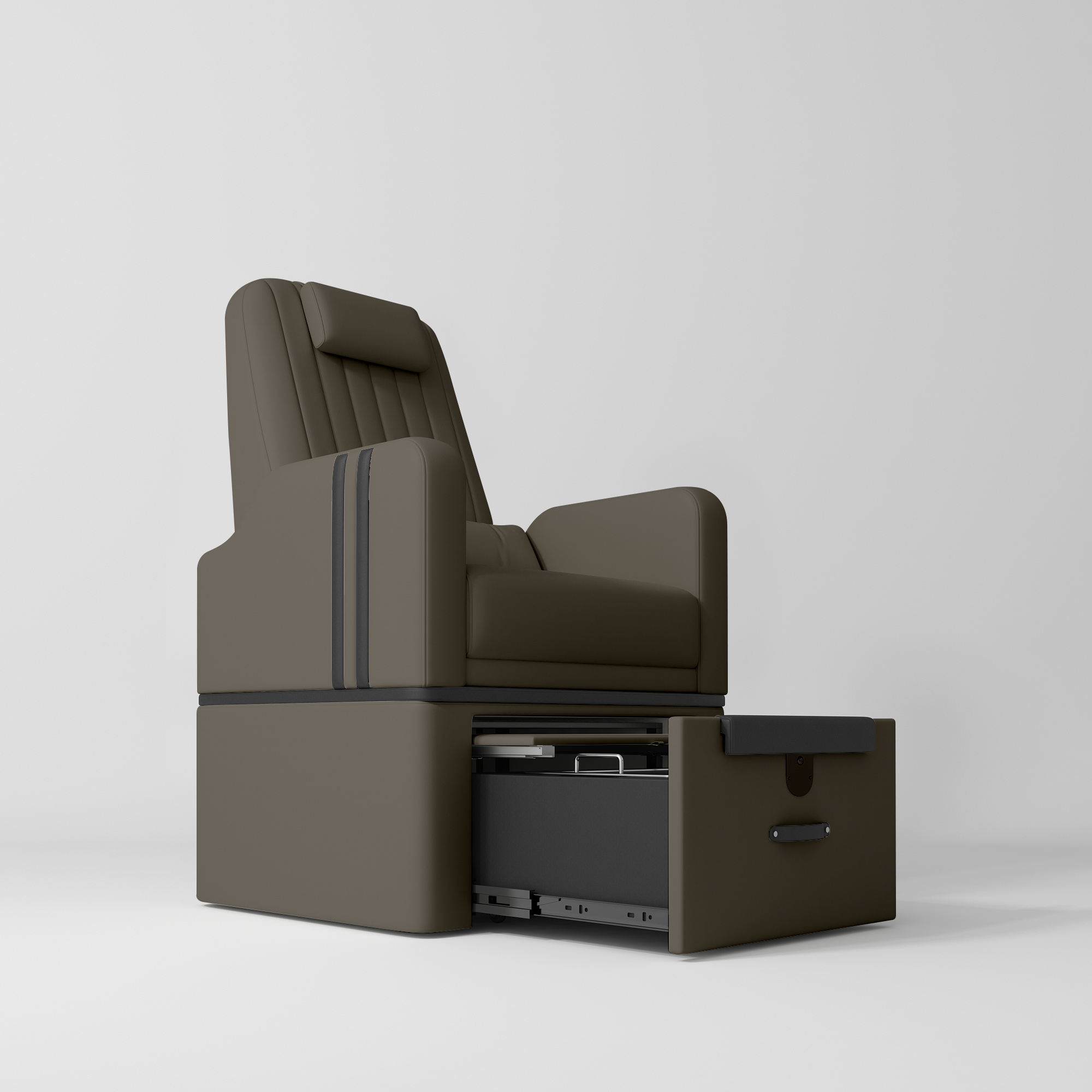 Perle Professional Pedicure Chair – No Plumbing Required Cocoa Mocha
