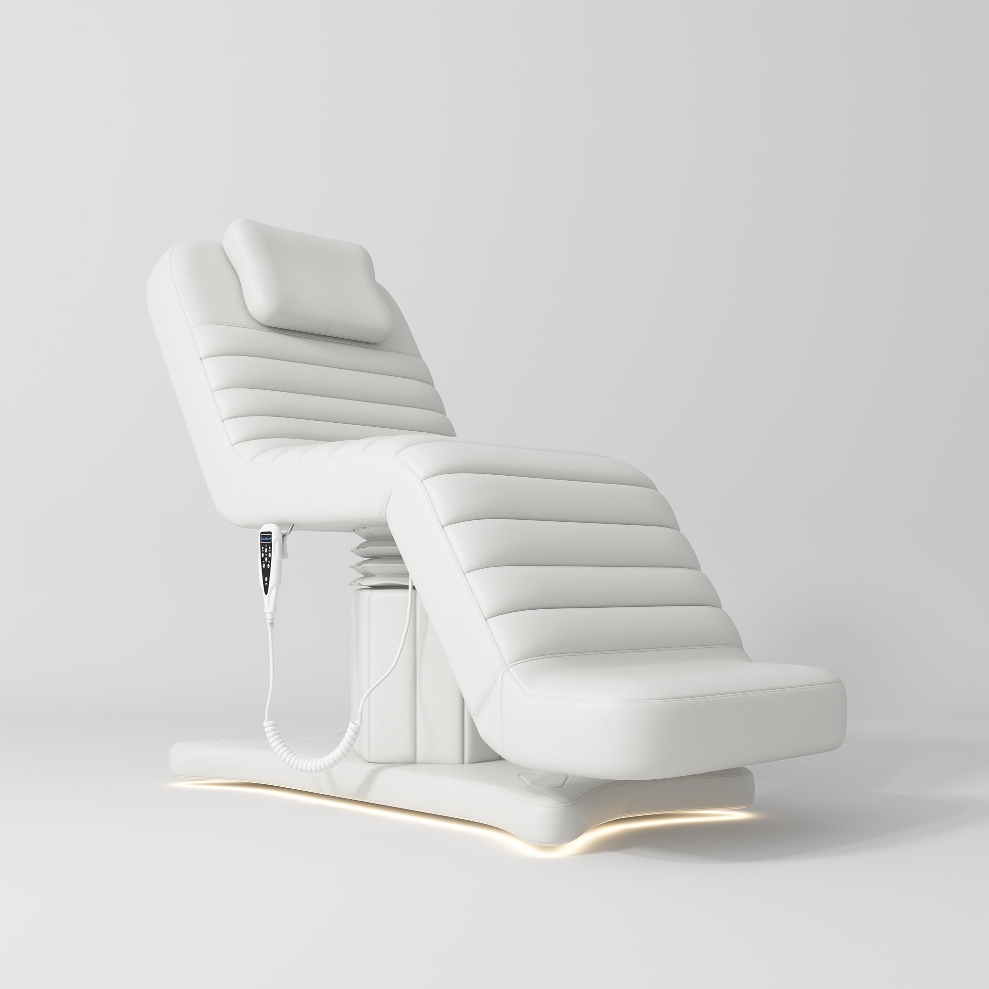 Grandeur Professional Studio Set – Beauty Bed, Chair, Moonlight & Trolley White