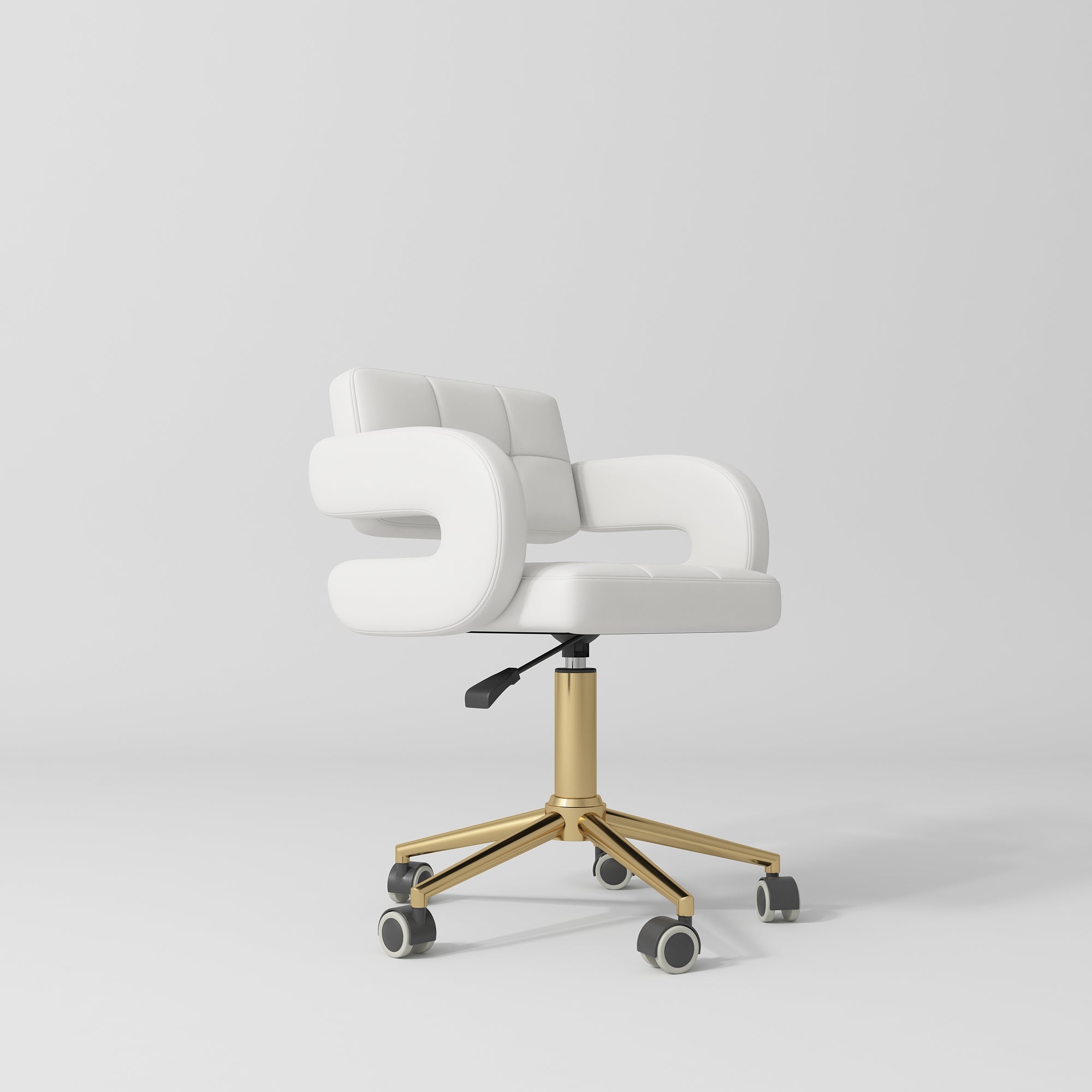 Serenity Beauty Salon Chair – 360° Rotation White