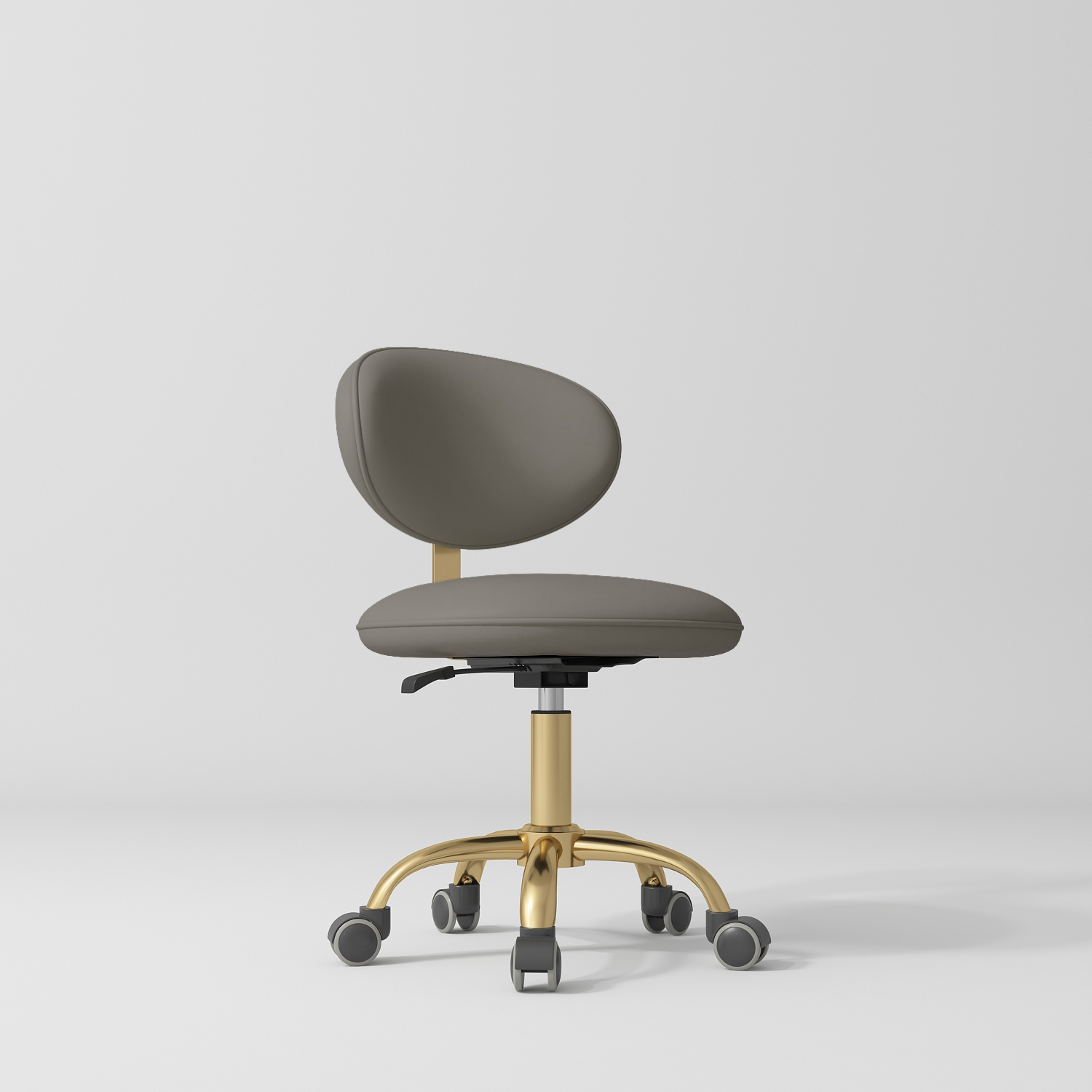 Aura Beauty Salon Chair  – 360° Rotation Deep Ash