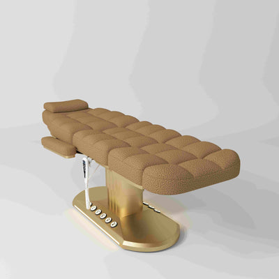 Orielle Version A Luxury Electric Beauty Bed with Dual Controls Teddy Brown