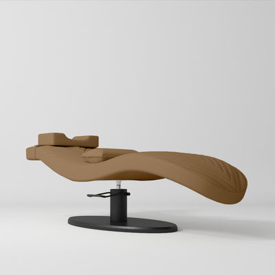 Royale Ergonomic Luxury Lash Beauty Bed Caramel Black Base