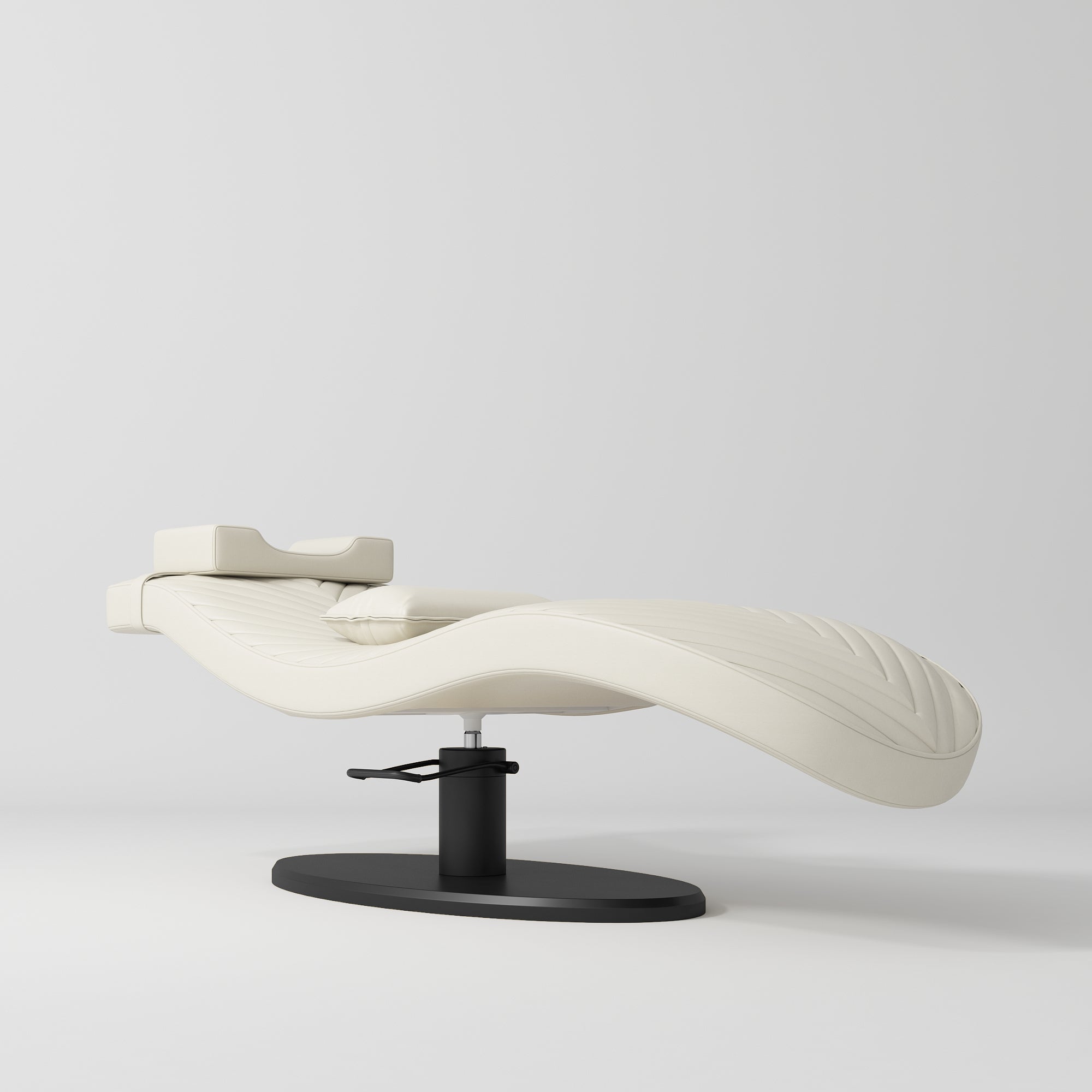 Royale Ergonomic Luxury Lash Beauty Bed Creamy Black Base