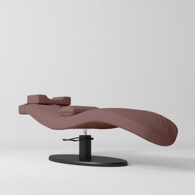 Royale Ergonomic Luxury Lash Beauty Bed Dusty Rose Black Base