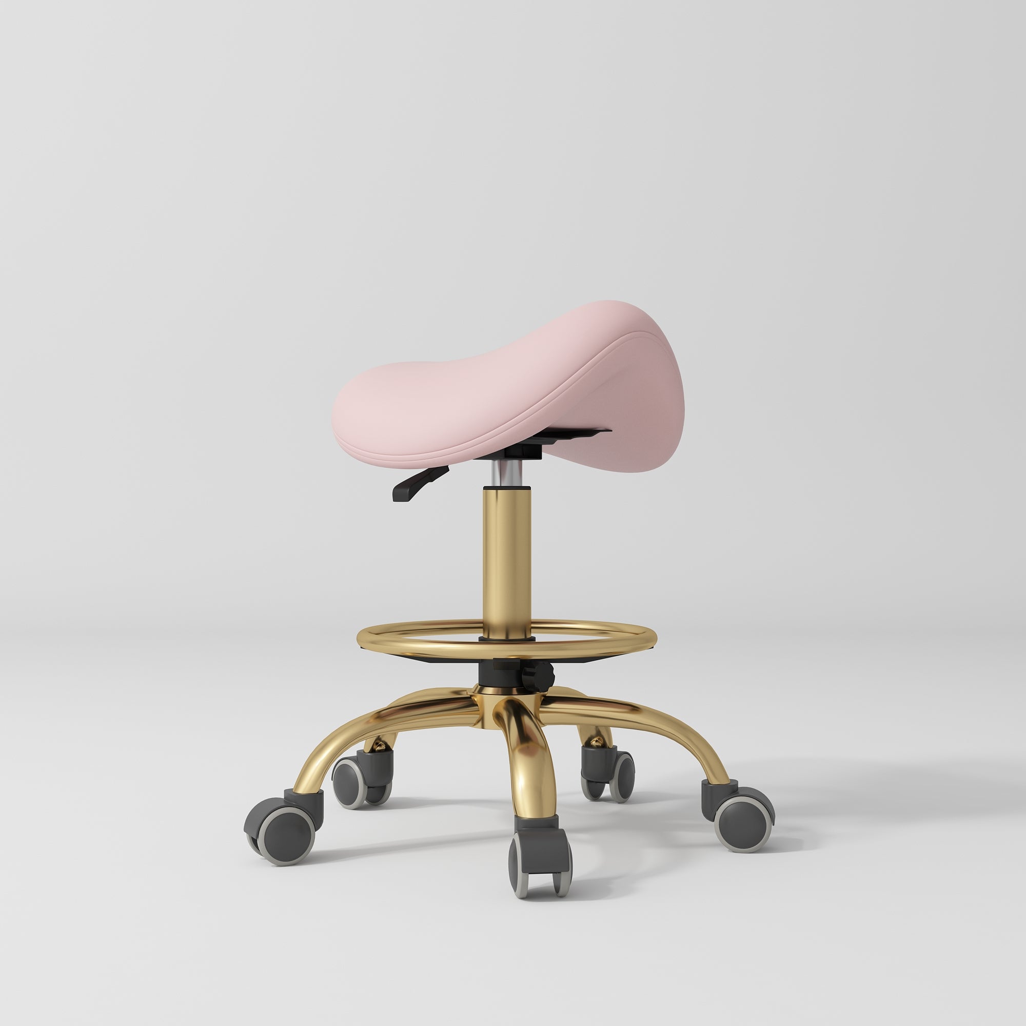 Selle Ergonomic Saddle Beauty Stool – 360° Rotation Bare Blush