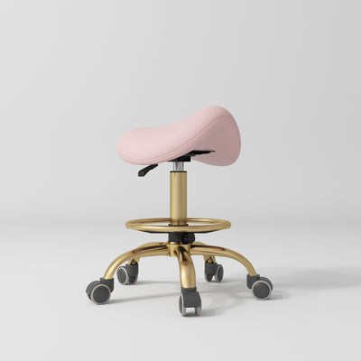 Selle Ergonomic Saddle Beauty Stool – 360° Rotation Bare Blush