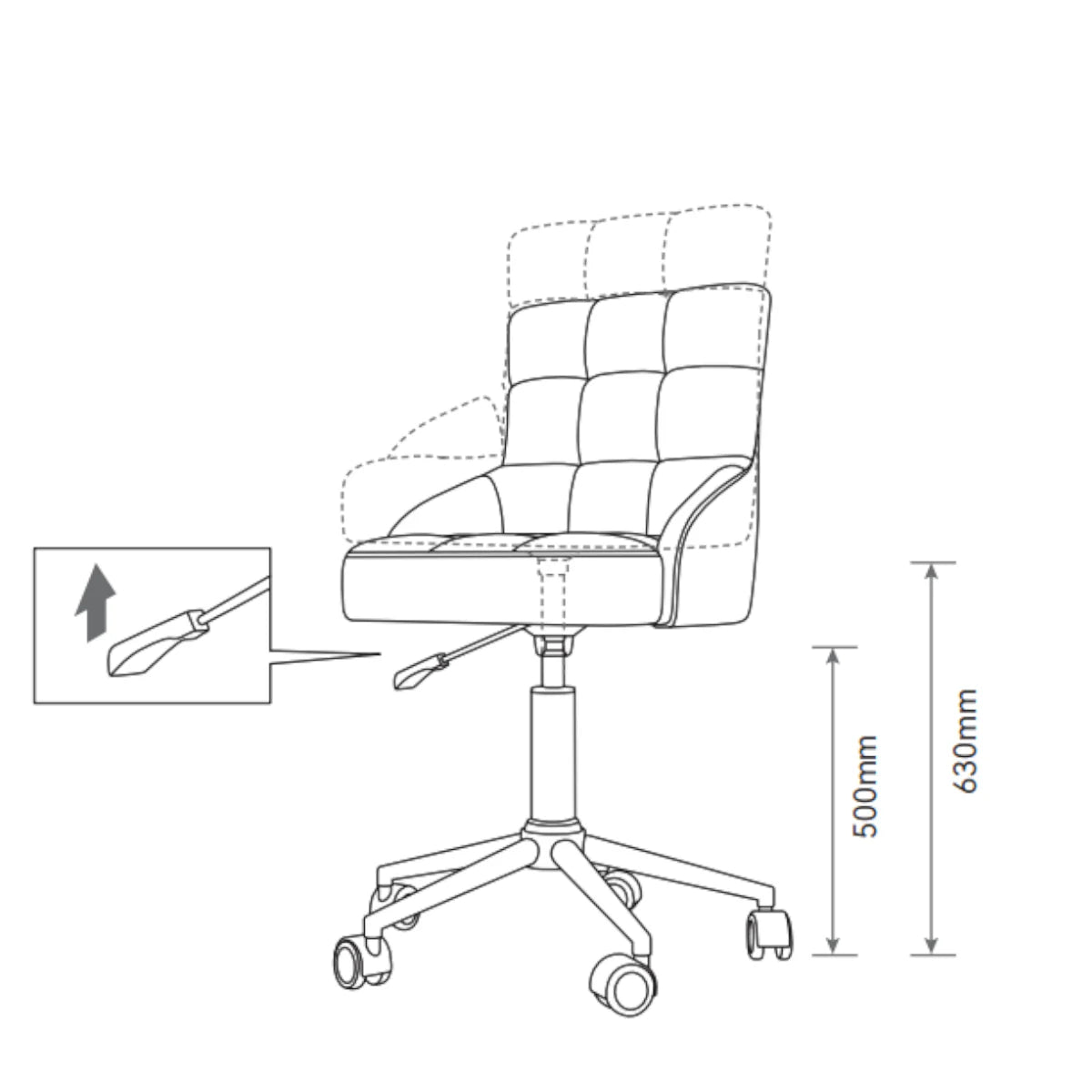 Noblesse Luxury Beauty Chair – 360° Rotation Cocoa Mocha
