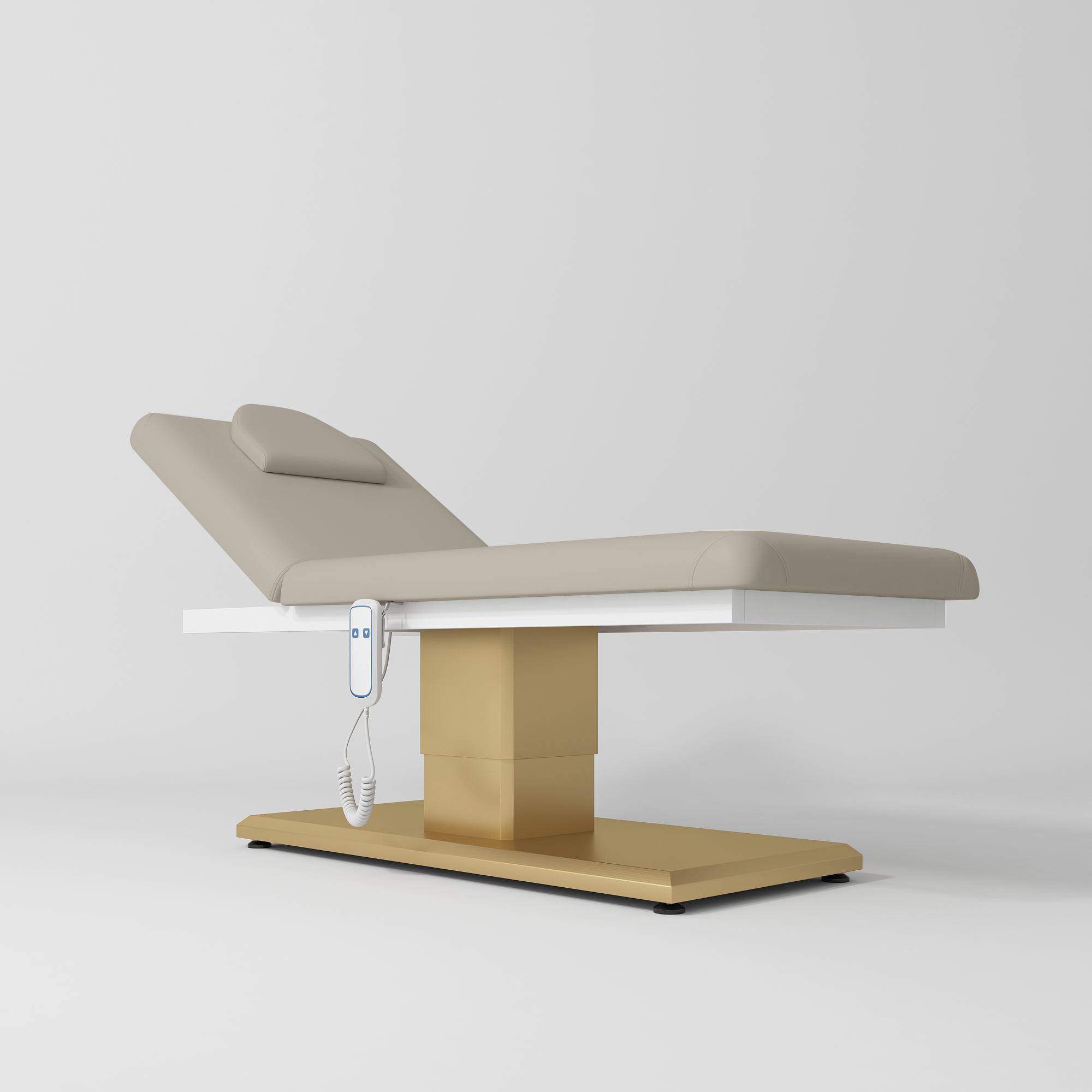 Chérie Premium Electric Massage & Beauty Bed Stone Taupe