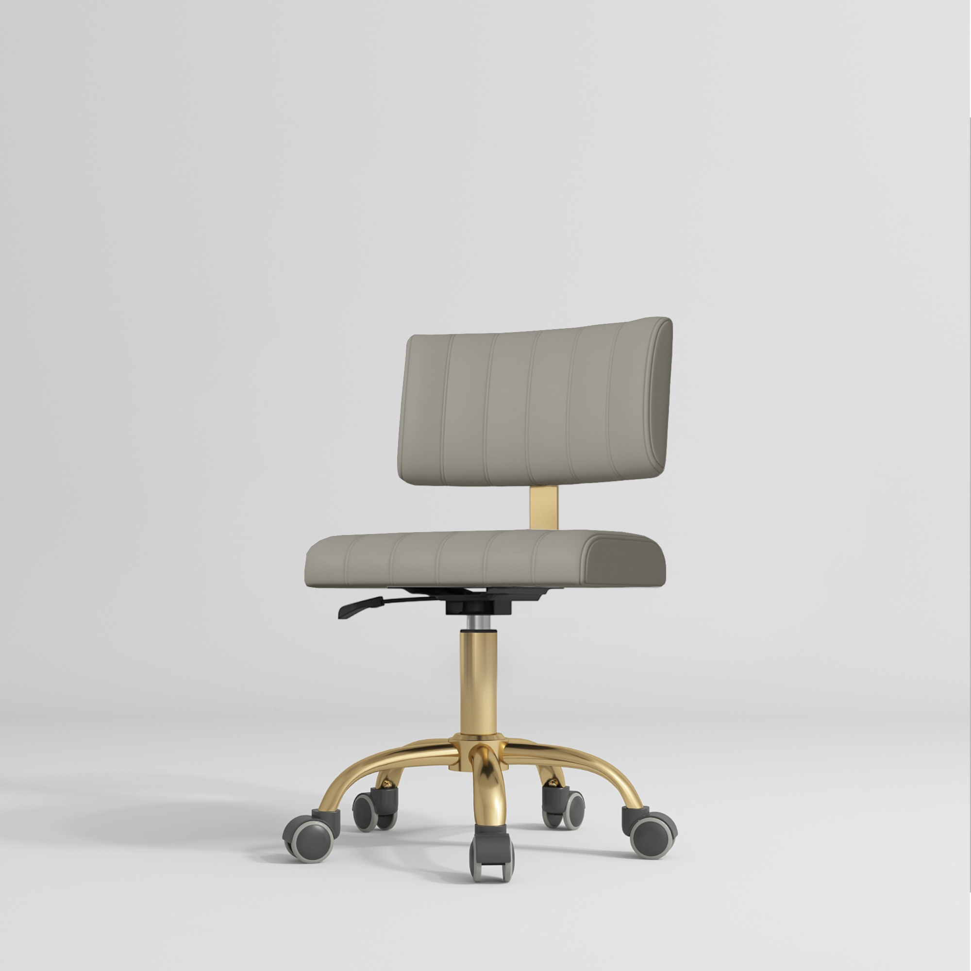 Essence Beauty Chair 360° Swivel Salon Stool Pearl Greige