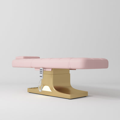 Saphir Version A Complete Beauty Salon Set – Beauty Bed, Chair, Moonlight Lamp & Trolley Bare Blush
