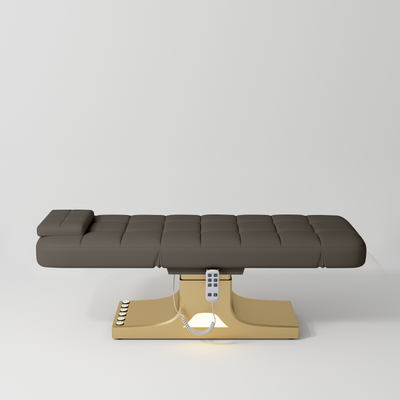 Saphir Version A Electric Beauty Bed with Dual Controls Cocoa Mocha