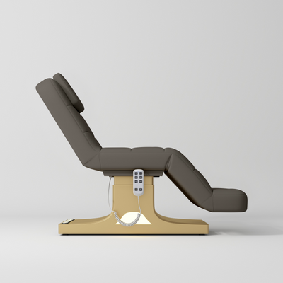 Saphir Version A Electric Beauty Bed with Dual Controls Cocoa Mocha