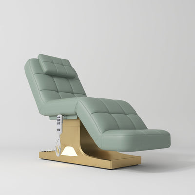 Saphir Version A Electric Beauty Bed with Dual Controls Olive