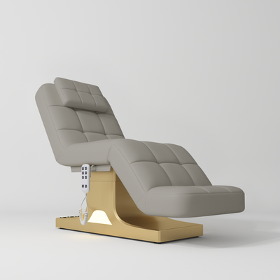Saphir Version A Electric Beauty Bed with Dual Controls Pearl Greige