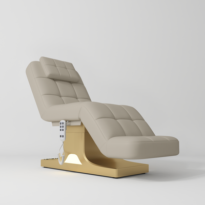 Saphir Version A Electric Beauty Bed with Dual Controls Stone Taupe