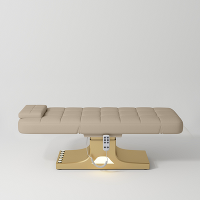 Saphir Version A Electric Beauty Bed with Dual Controls Warm Beige