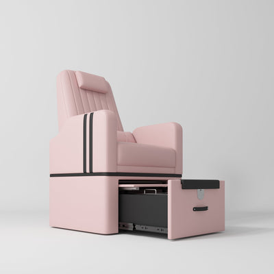 Perle Professional Pedicure Chair – No Plumbing Required Bare Blush