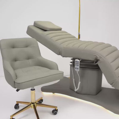 Grandeur Professional Studio Set – Beauty Bed, Chair, Moonlight & Trolley Deep Ash