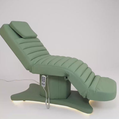 Grandeur 3-Motors Electric Beauty & Lash Bed Olive New
